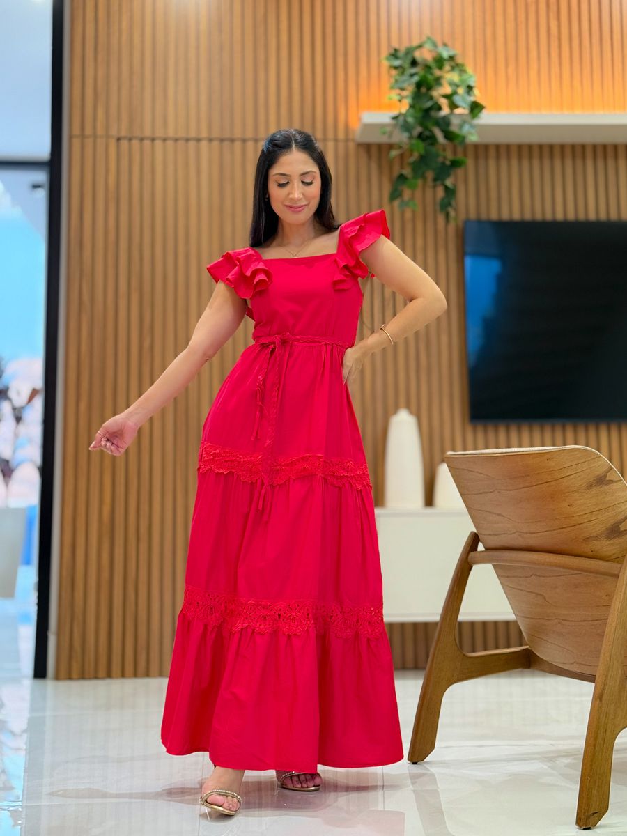 Vestido Barbara Vermelho
