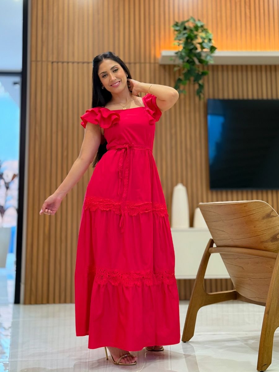Vestido Barbara Vermelho