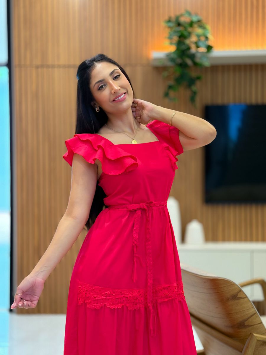 Vestido Barbara Vermelho
