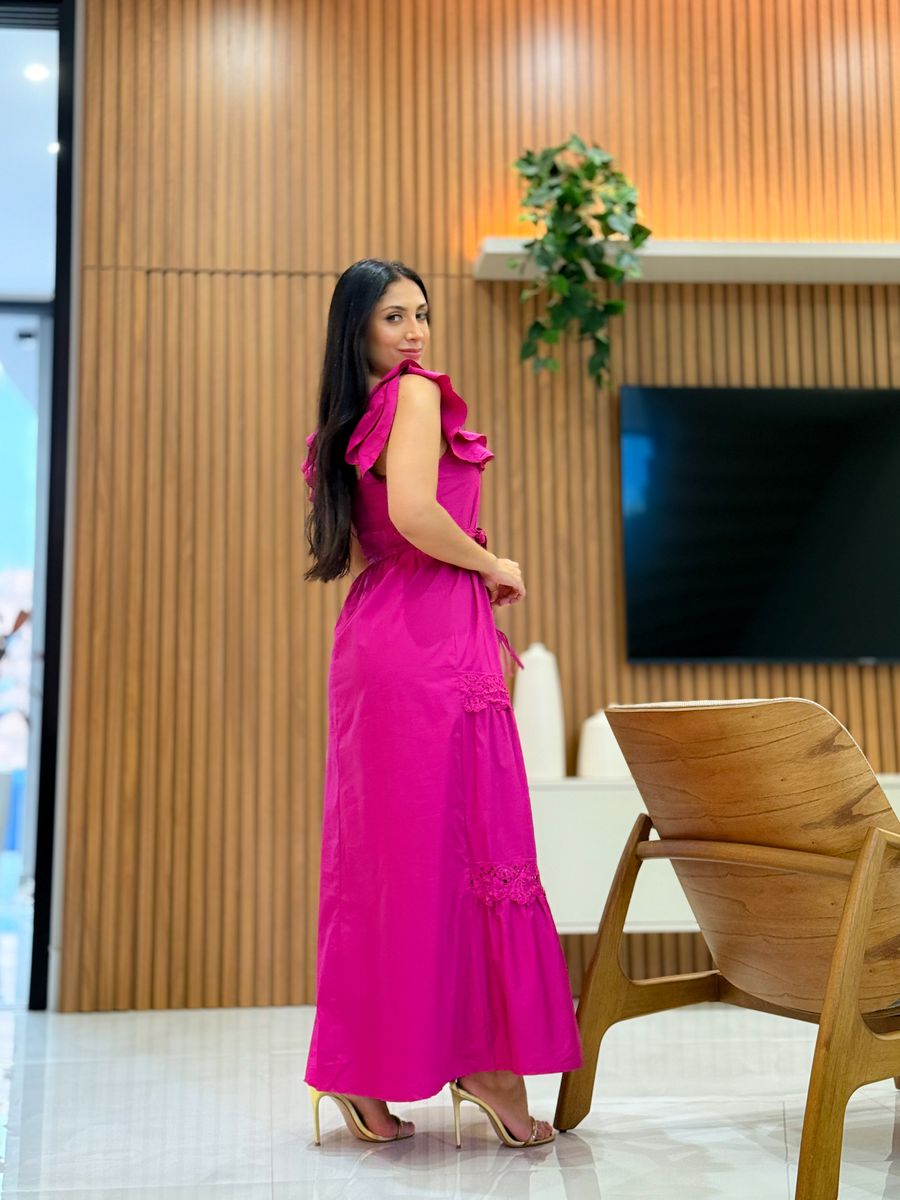 Vestido Barbara Fucsia