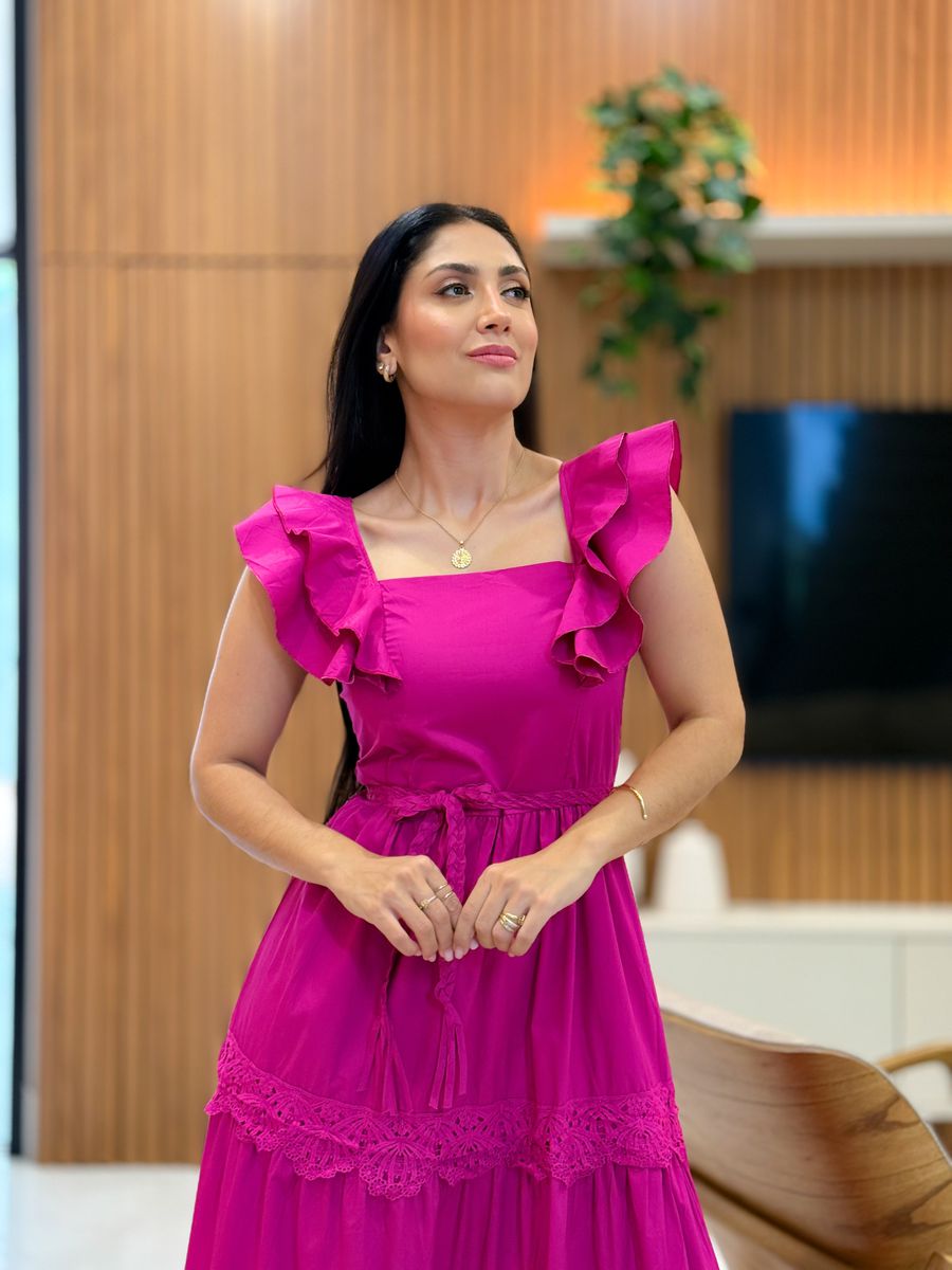 Vestido Barbara Fucsia