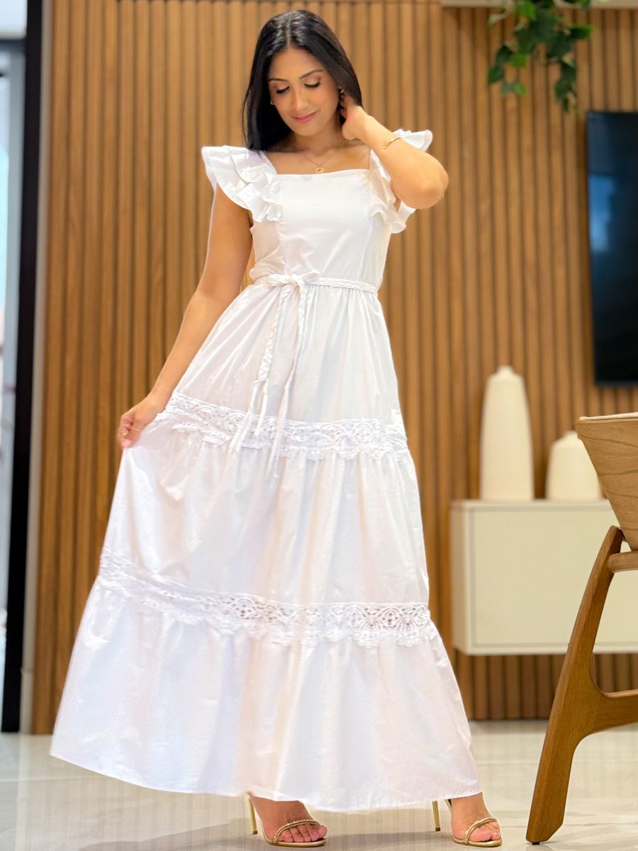 Vestido Barbara Branca