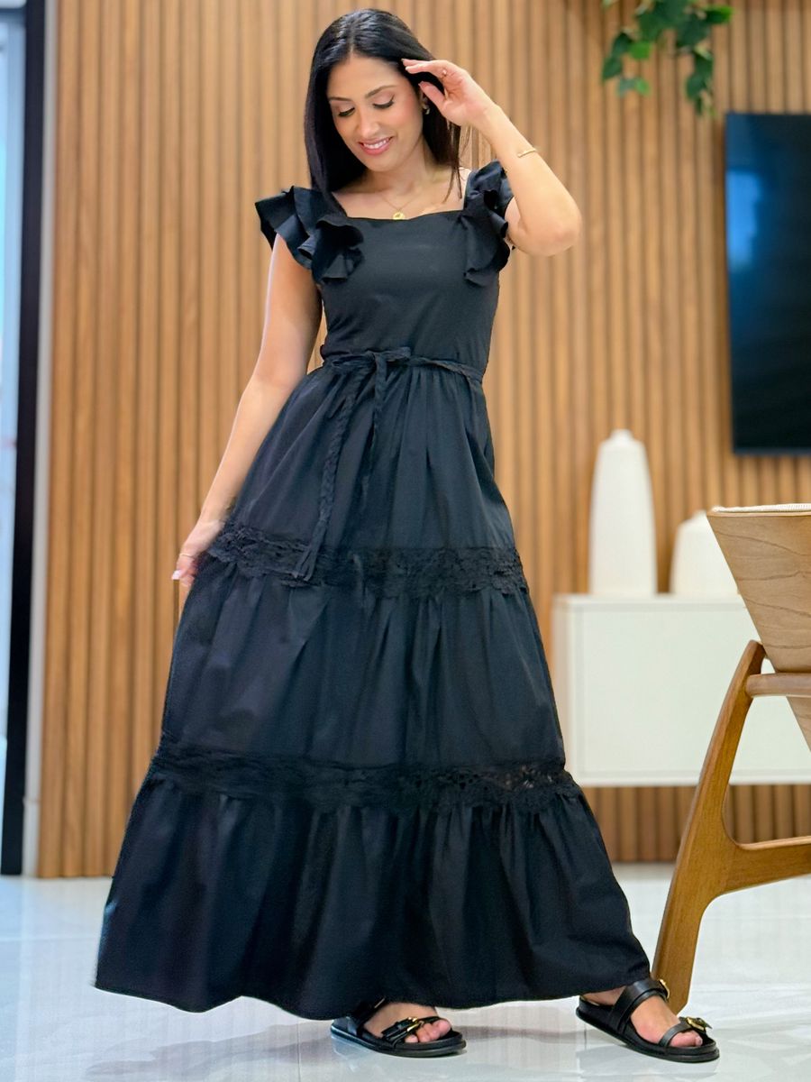 Vestido Barbara Preto