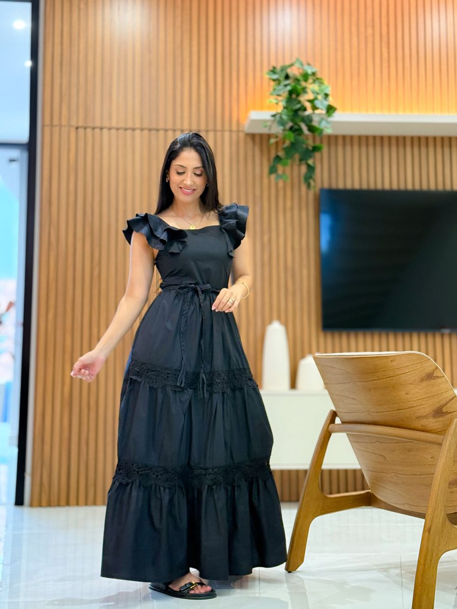 Vestido Barbara Preto