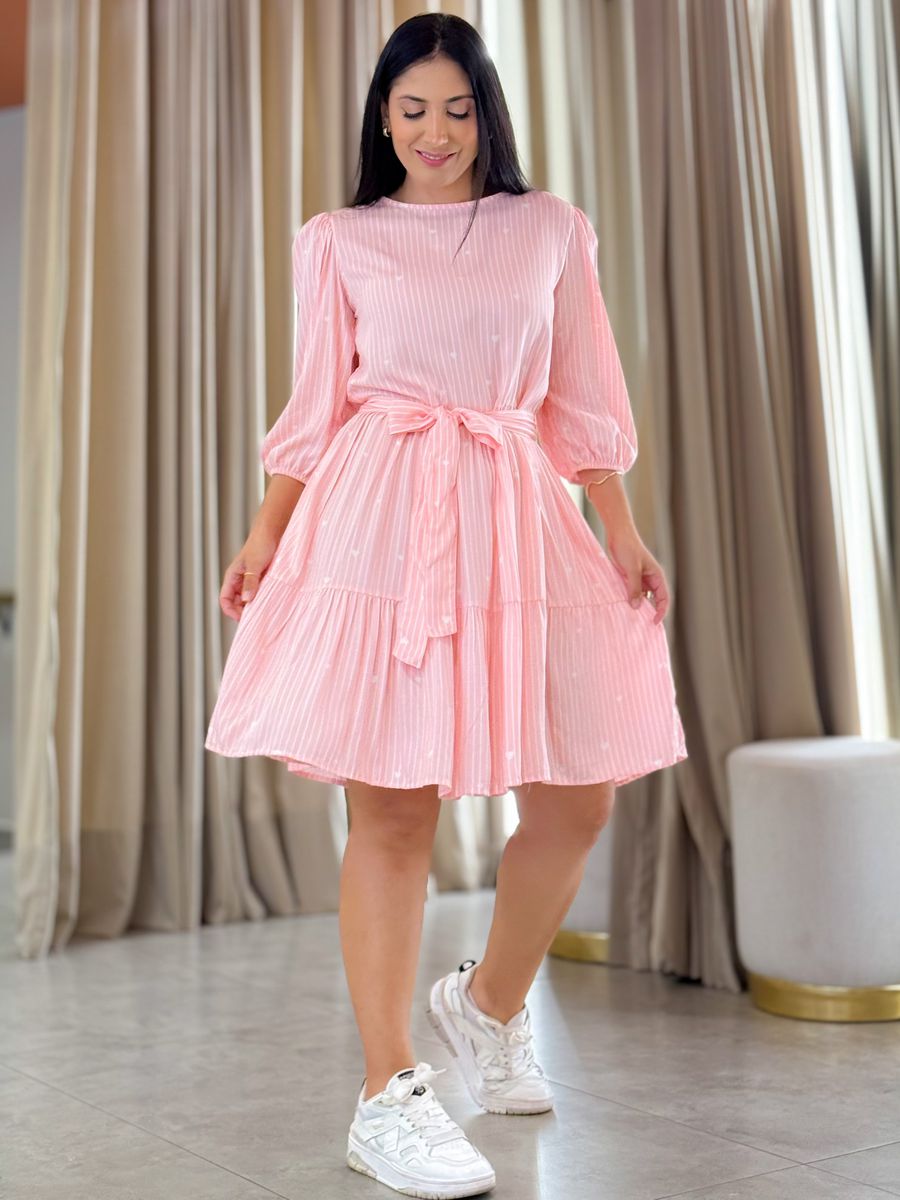 Vestido Antonela Rosa Bebe