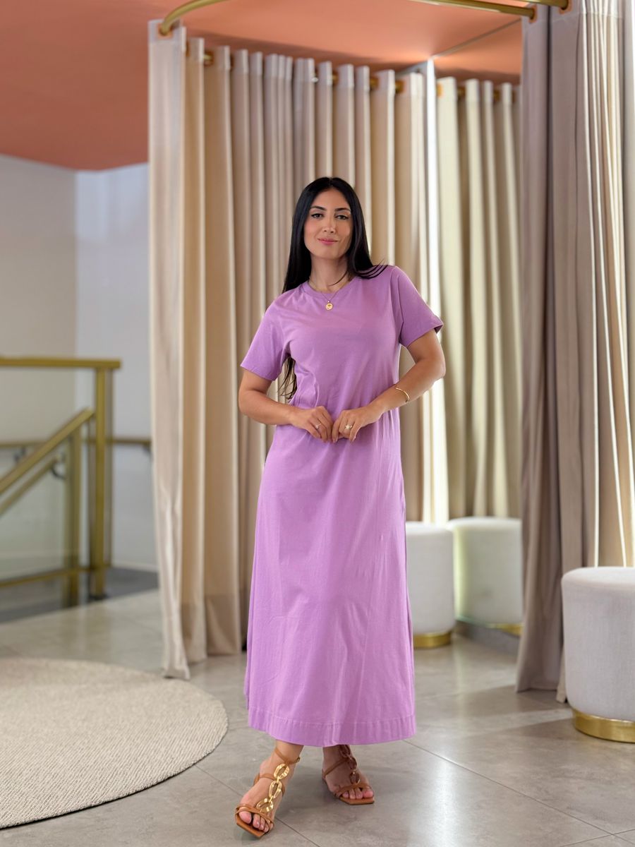 Vestido Leonora Lilas