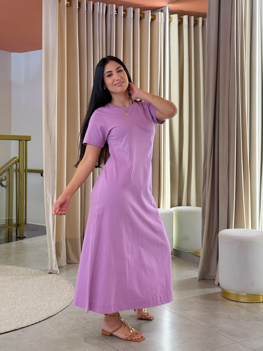 Vestido Leonora Lilas