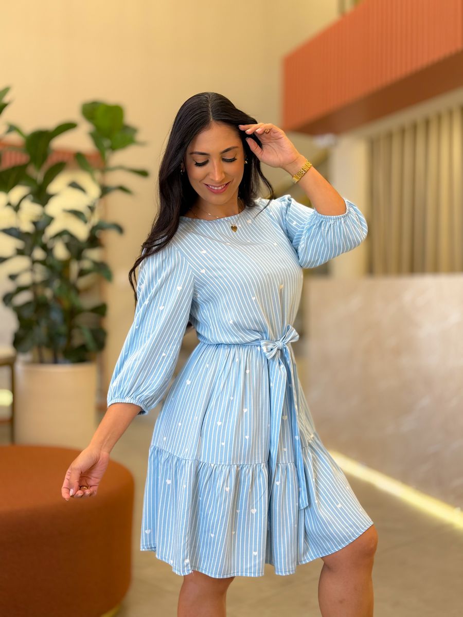 Vestido Antonela Azul Bebe