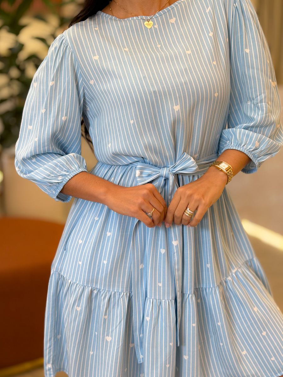 Vestido Antonela Azul Bebe