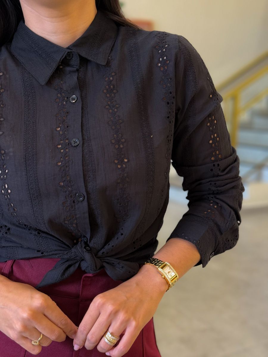 Camisa Lara Preto