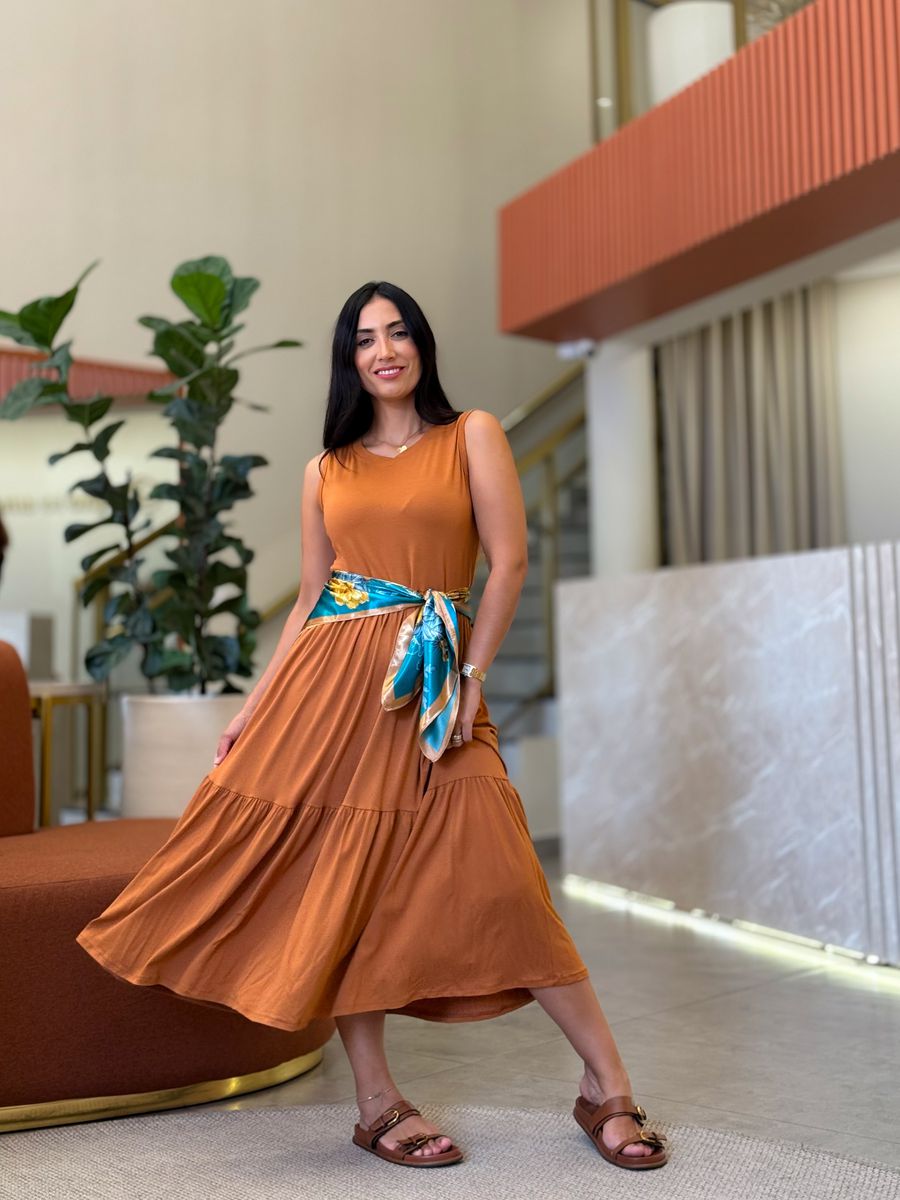 Lenço Cetim Verde E Amarelo