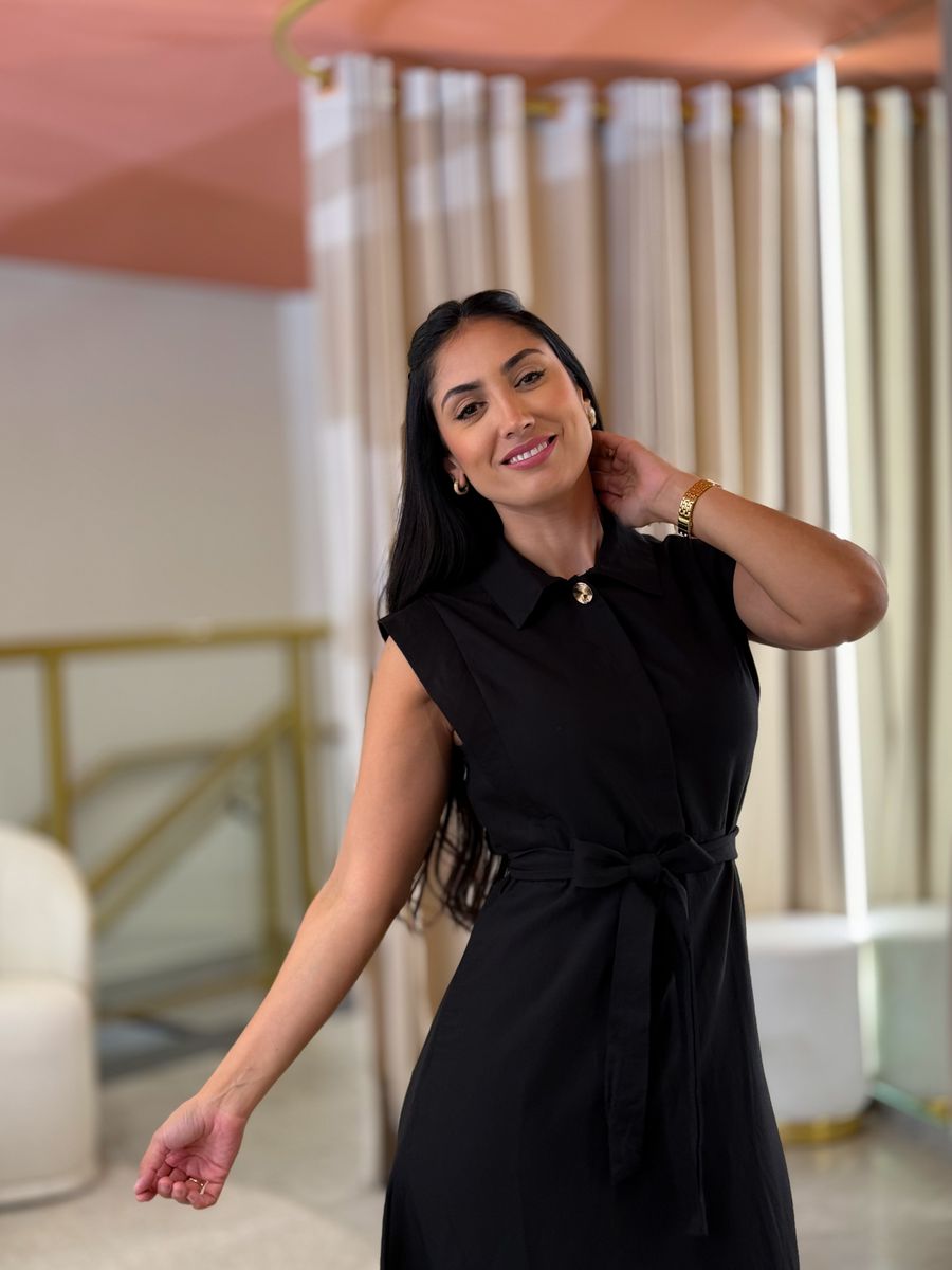 Vestido Margo Preto