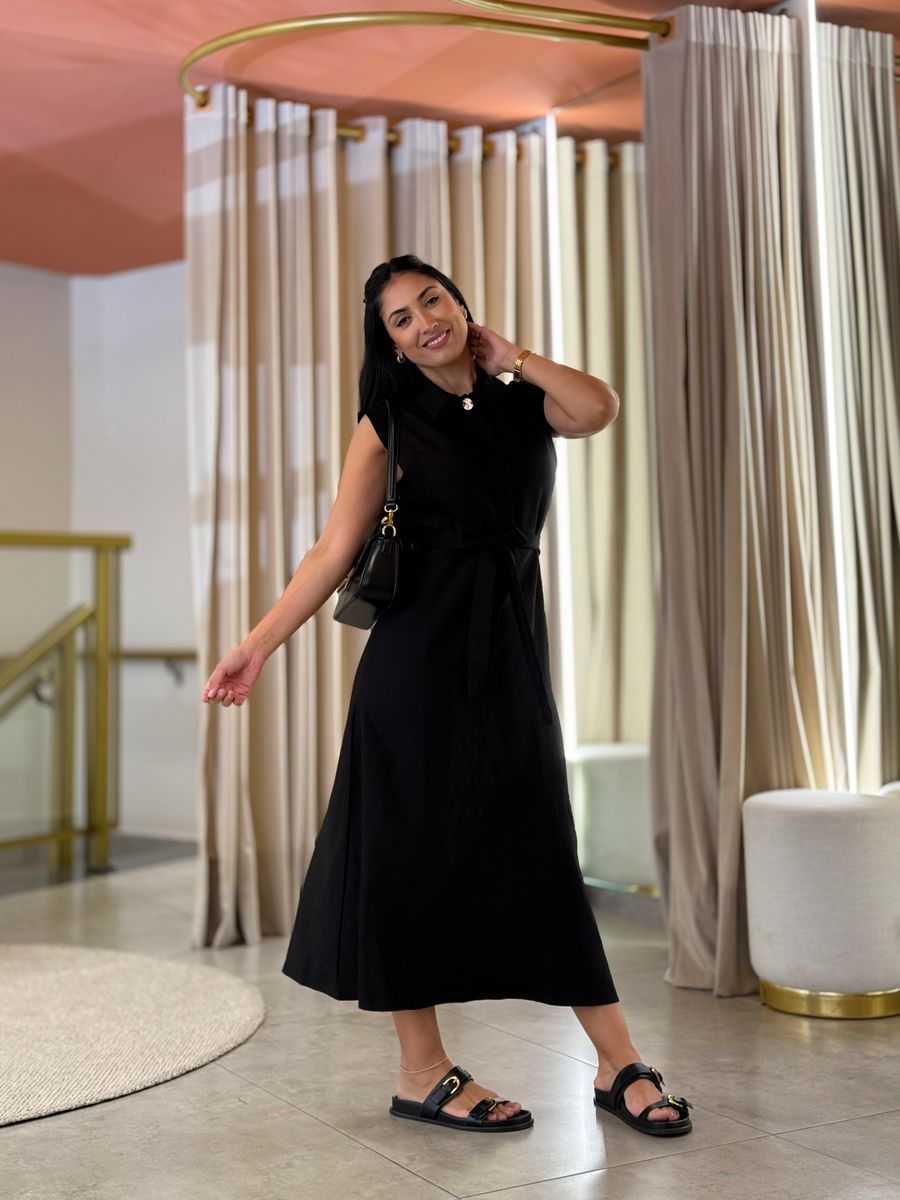 Vestido Margo Preto