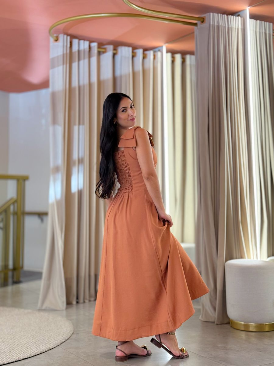 Vestido Vanessa Caramelo