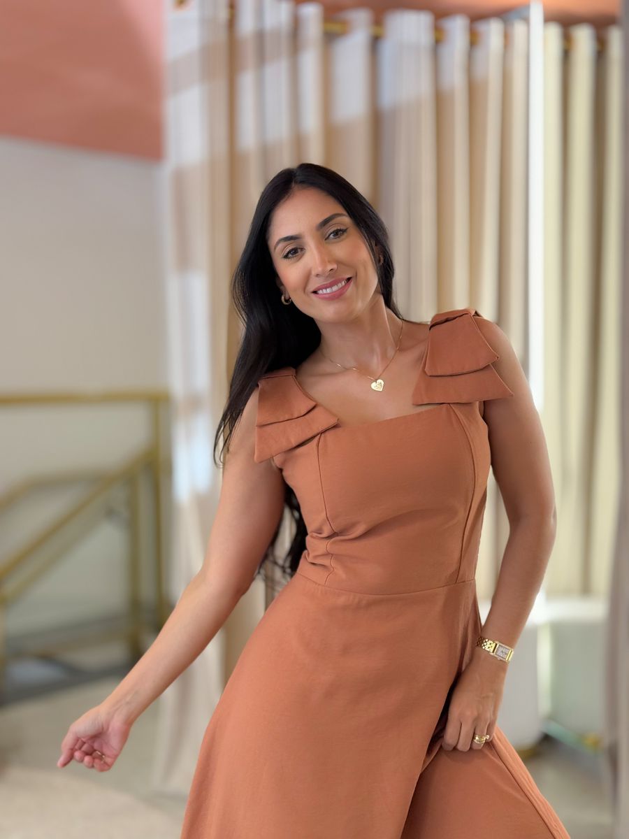 Vestido Vanessa Caramelo