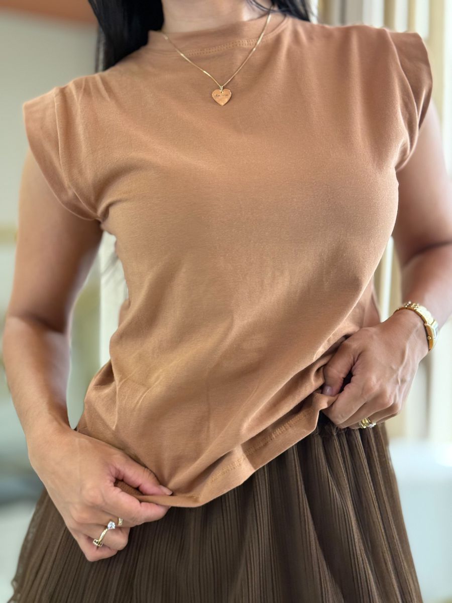 Blusa Sandy Caramelo
