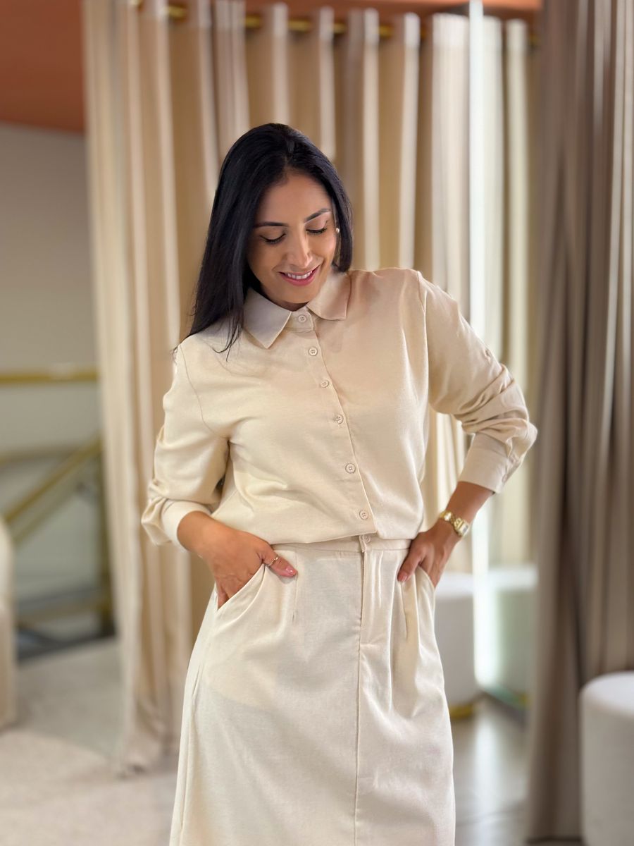 Conjunto Elisa Creme