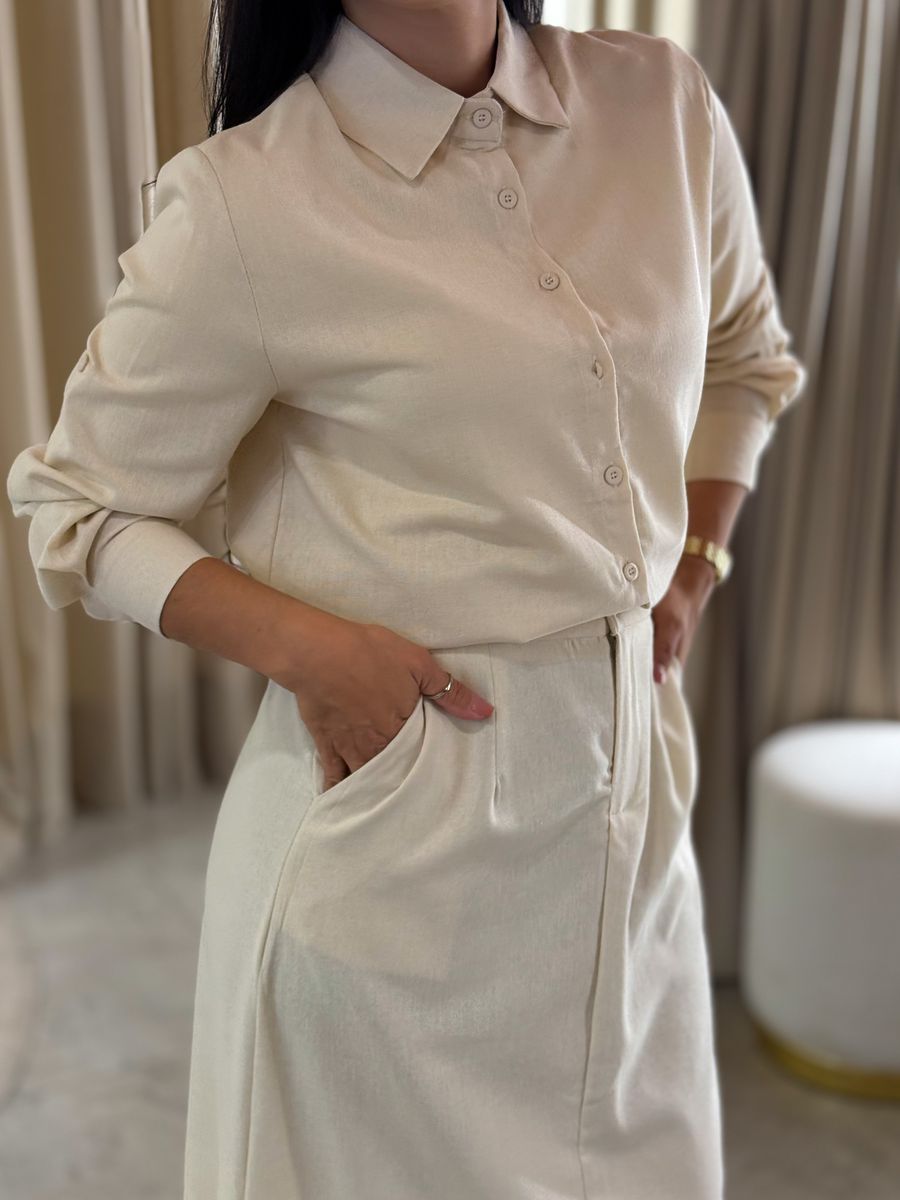 Conjunto Elisa Creme