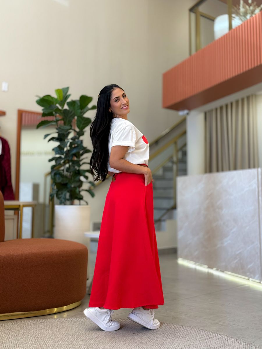 Saia Valentina Vermelho