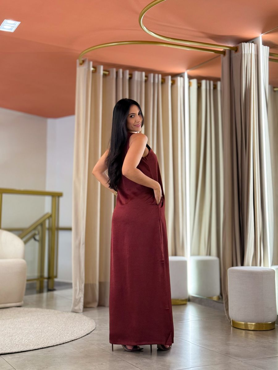 Vestido Ruby Vinho