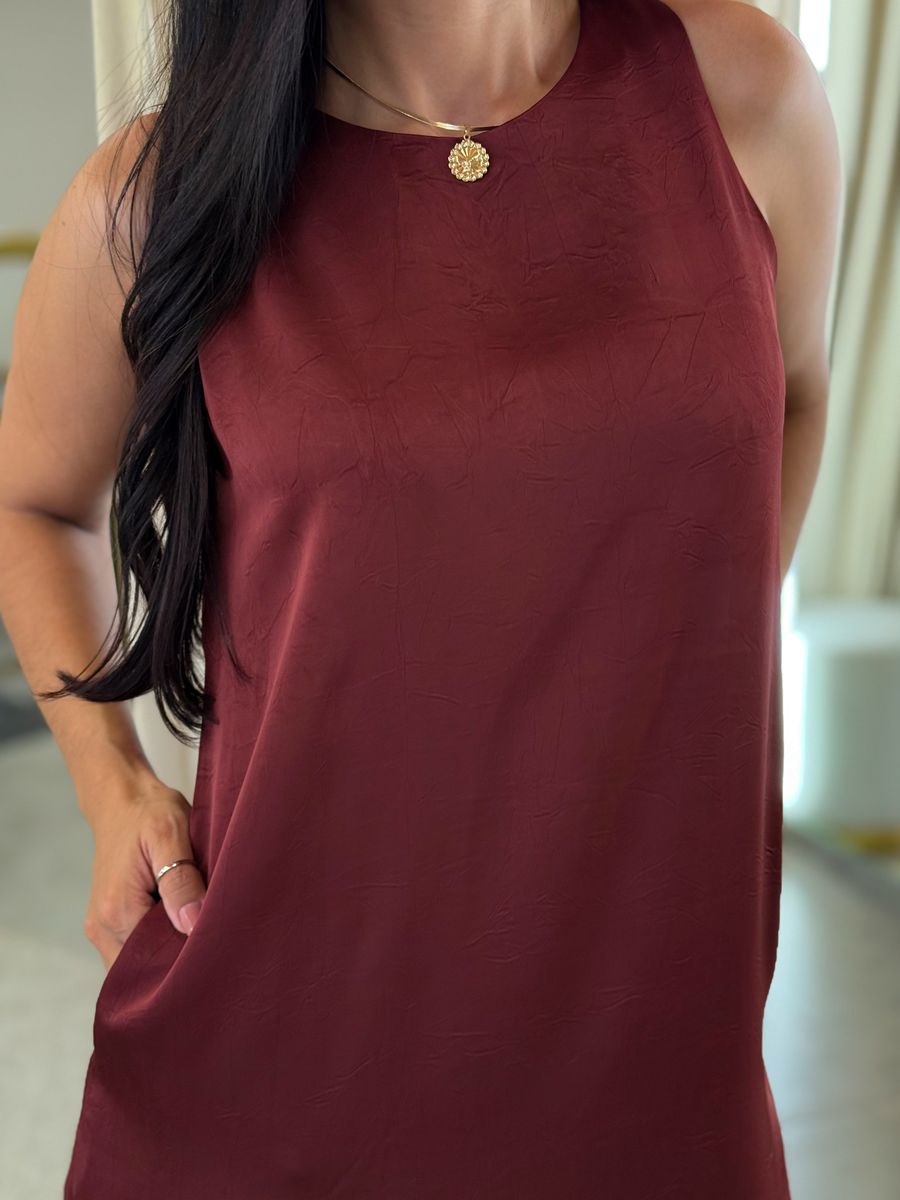 Vestido Ruby Vinho