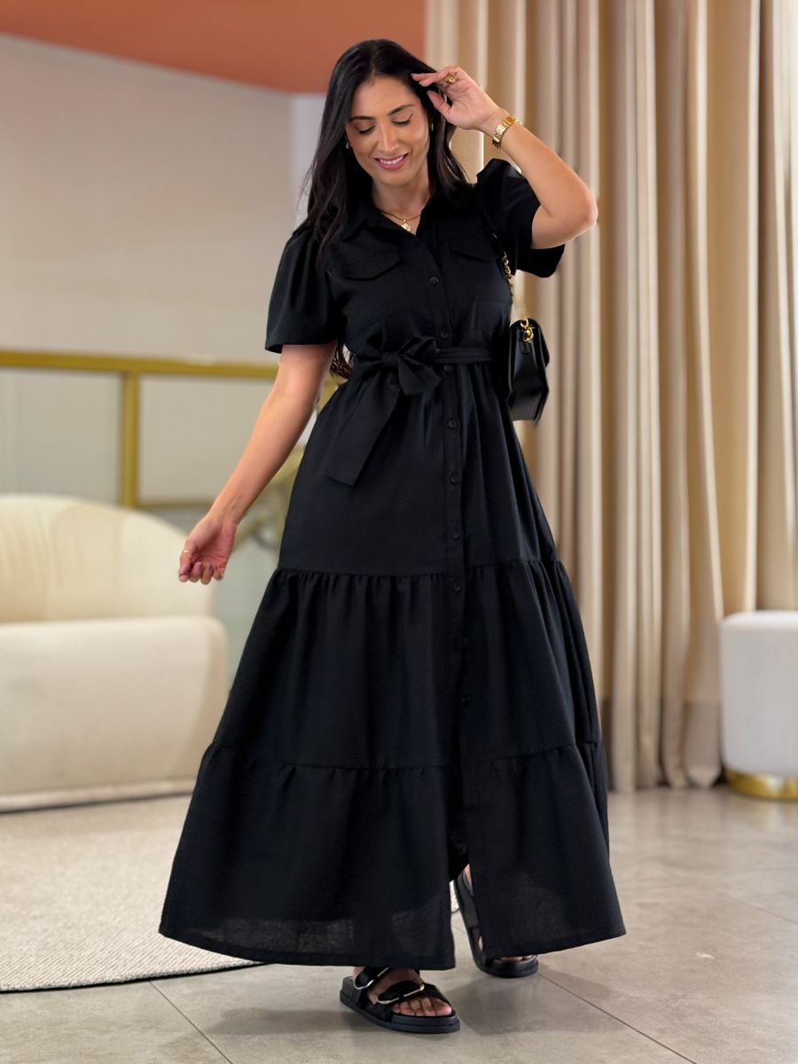 Vestido Barbara Preto