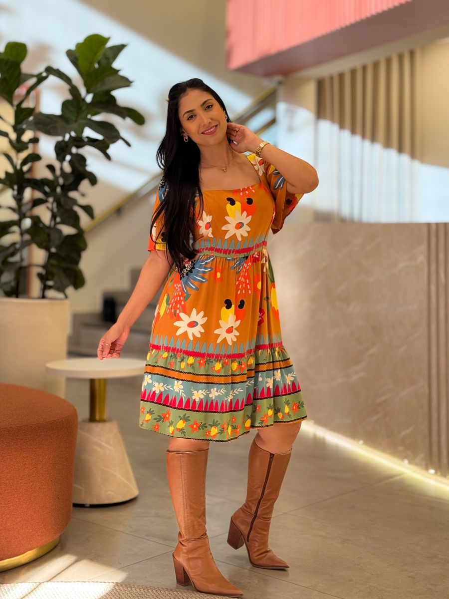 Vestido Mariane Caramelo