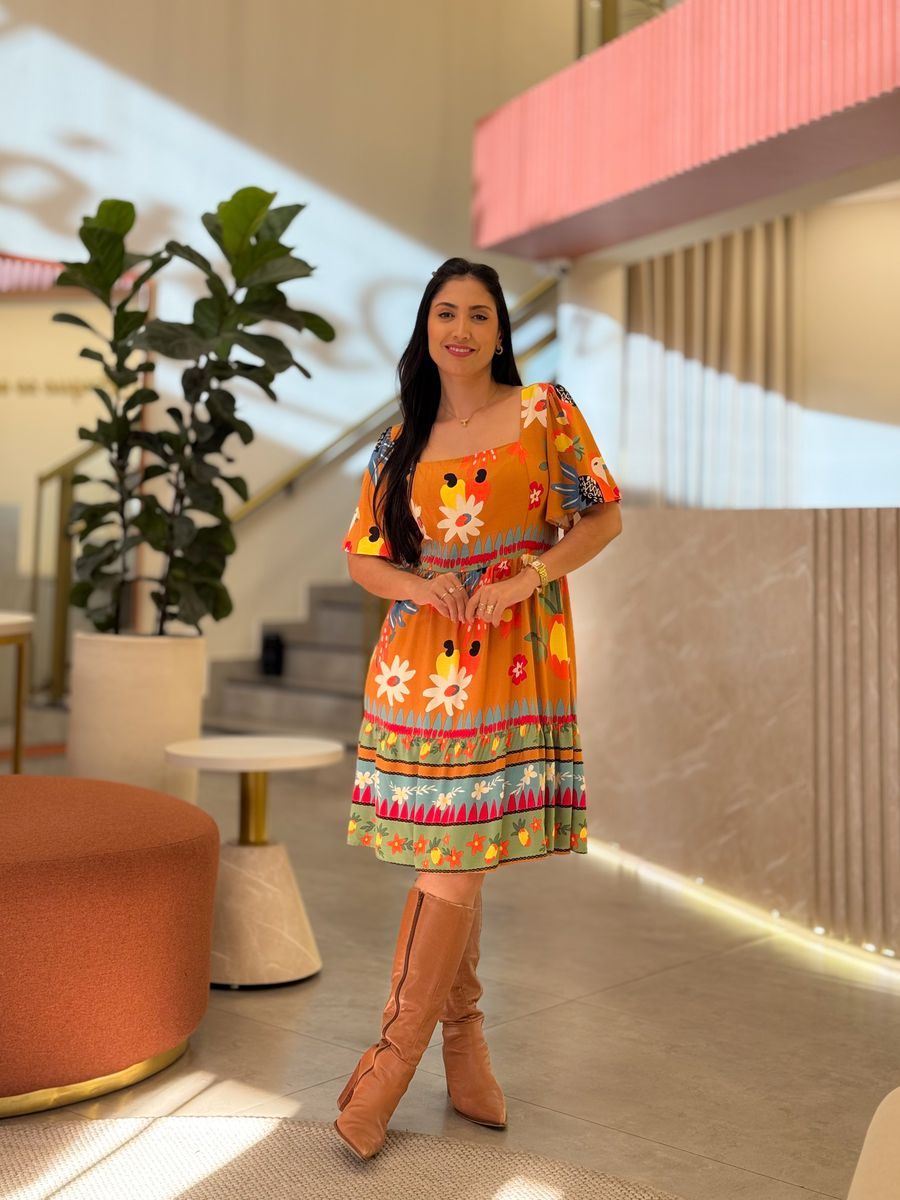 Vestido Mariane Caramelo