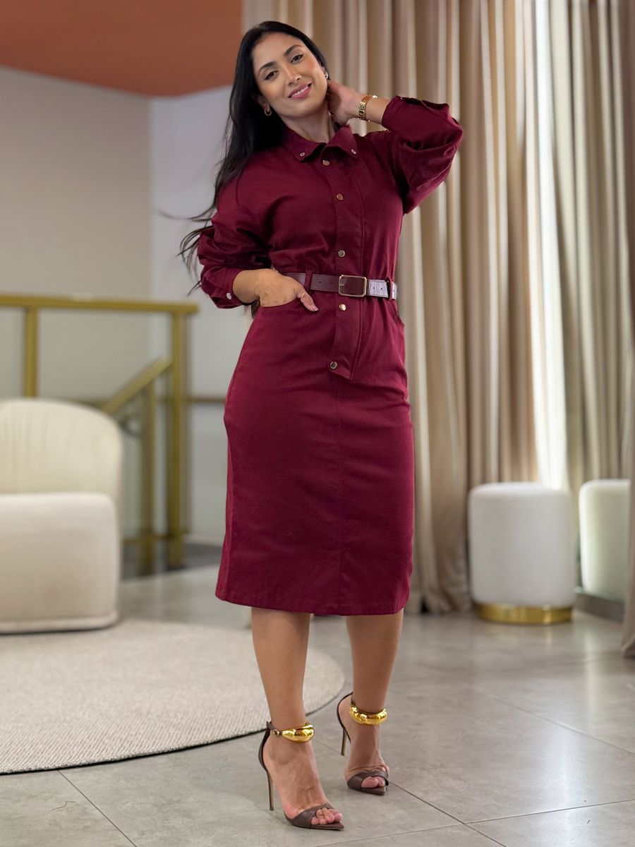 Vestido Catarina Bordo