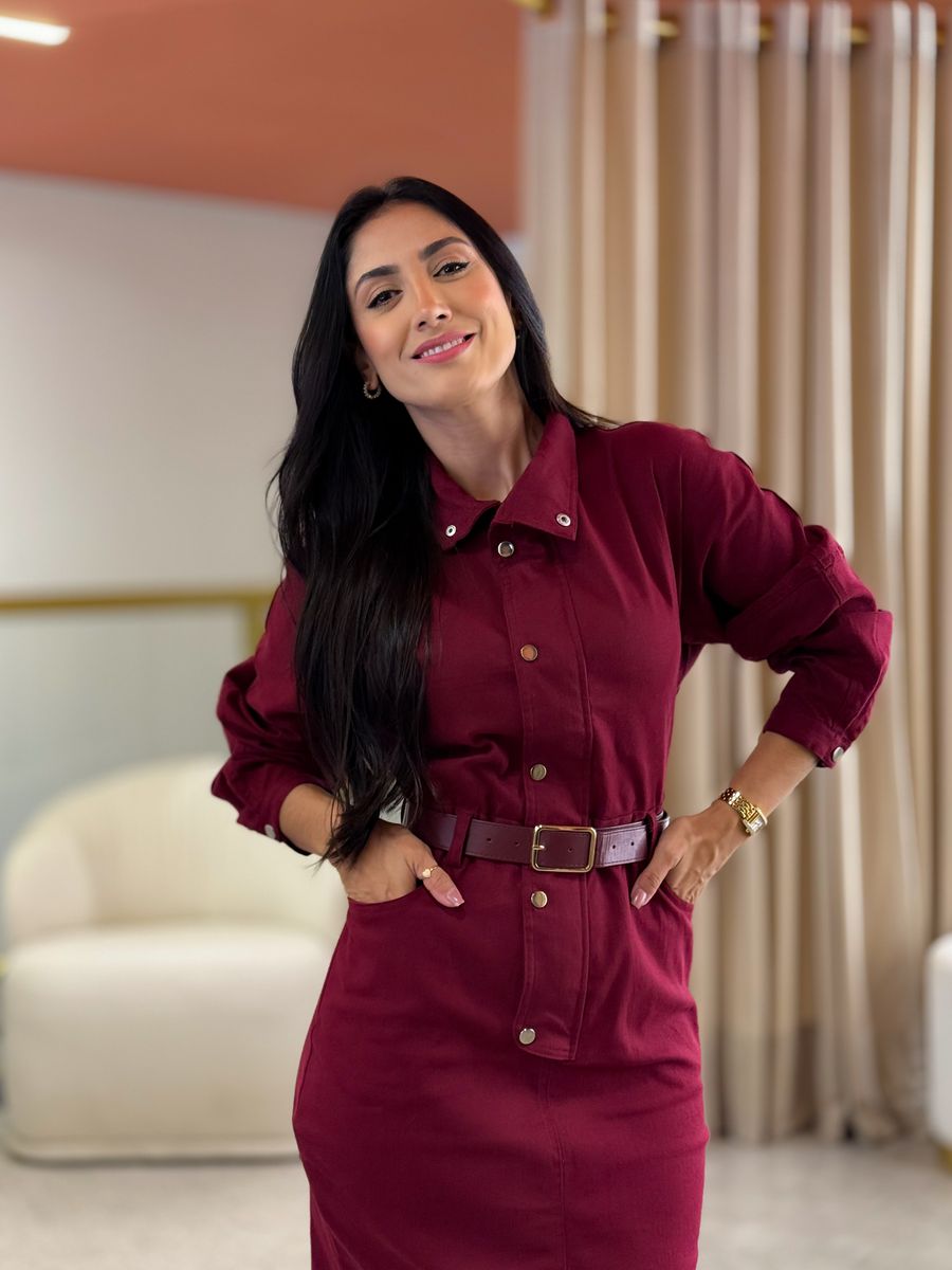 Vestido Catarina Bordo