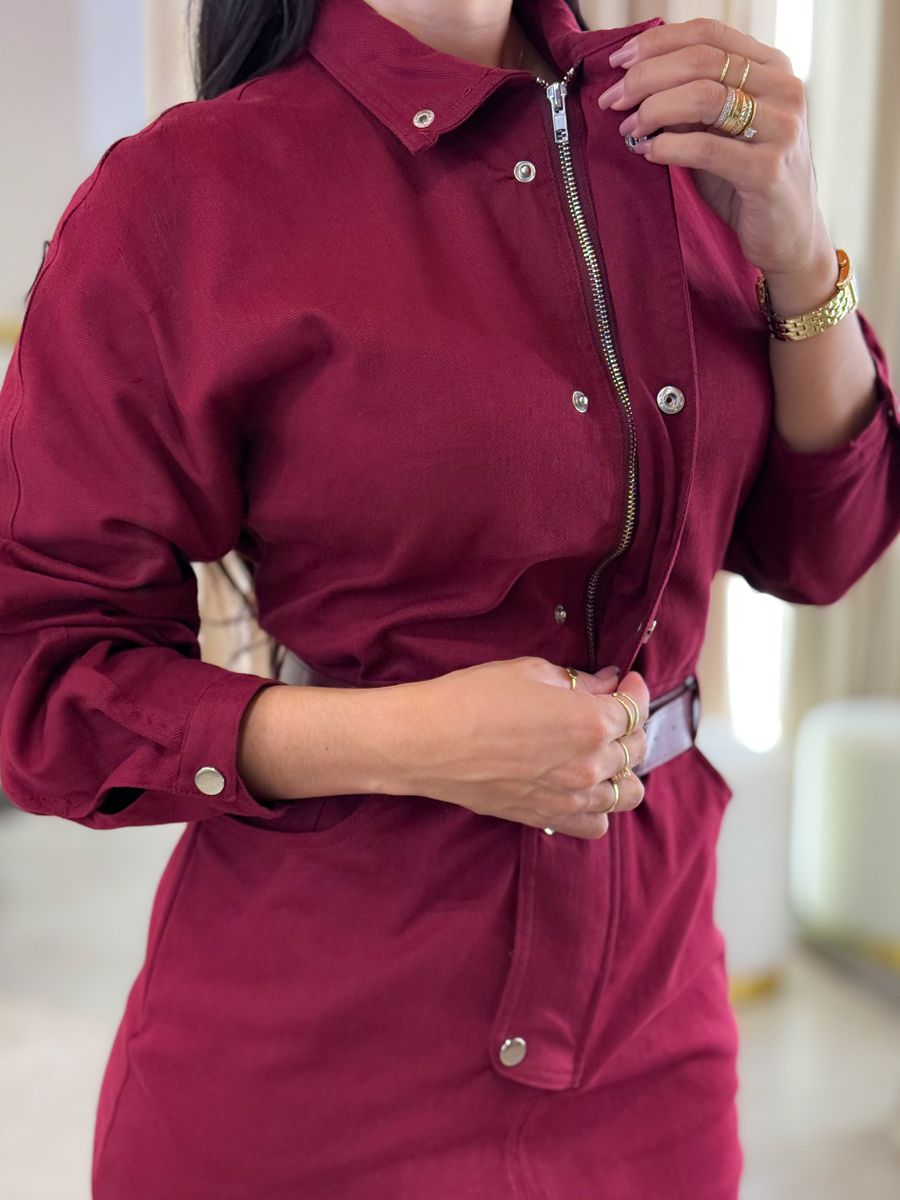 Vestido Catarina Bordo