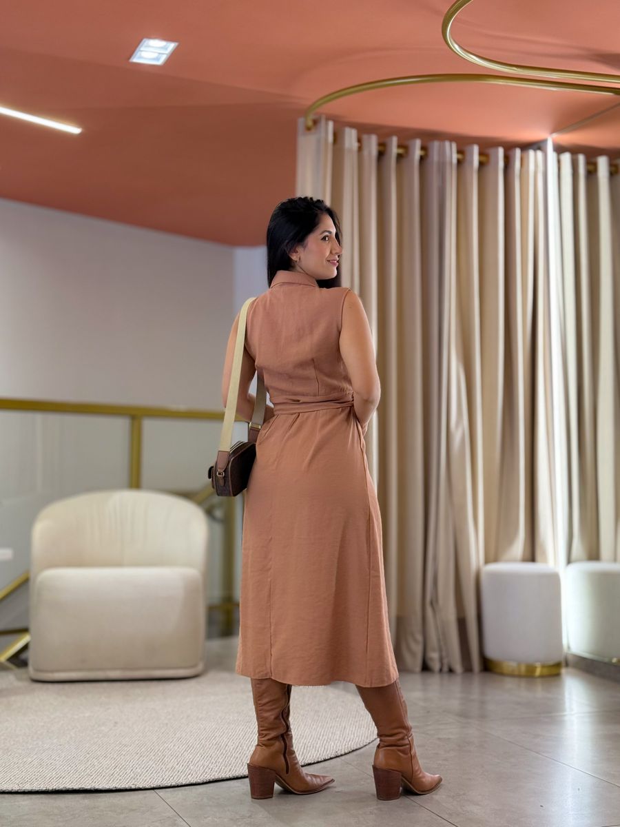Vestido Hana Caramelo