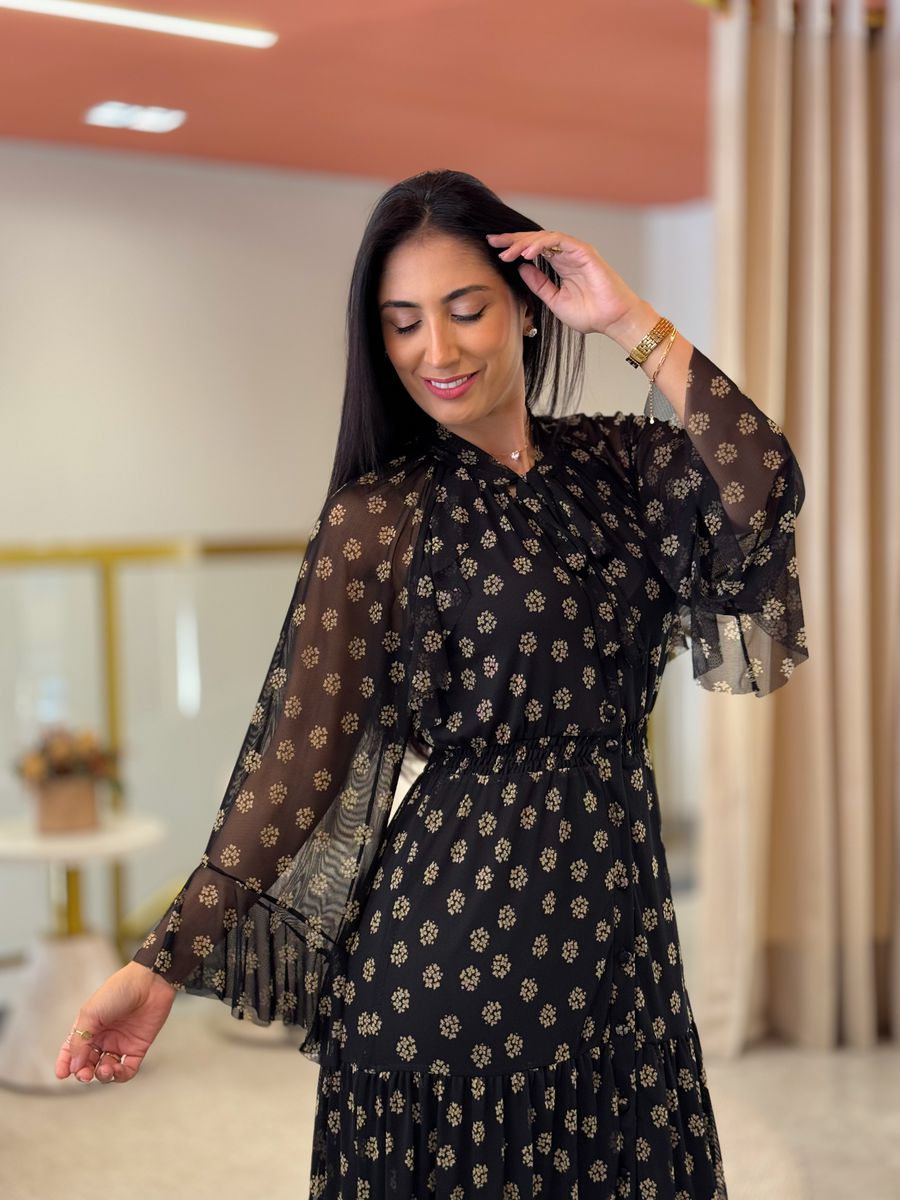 Vestido Madrid Preto
