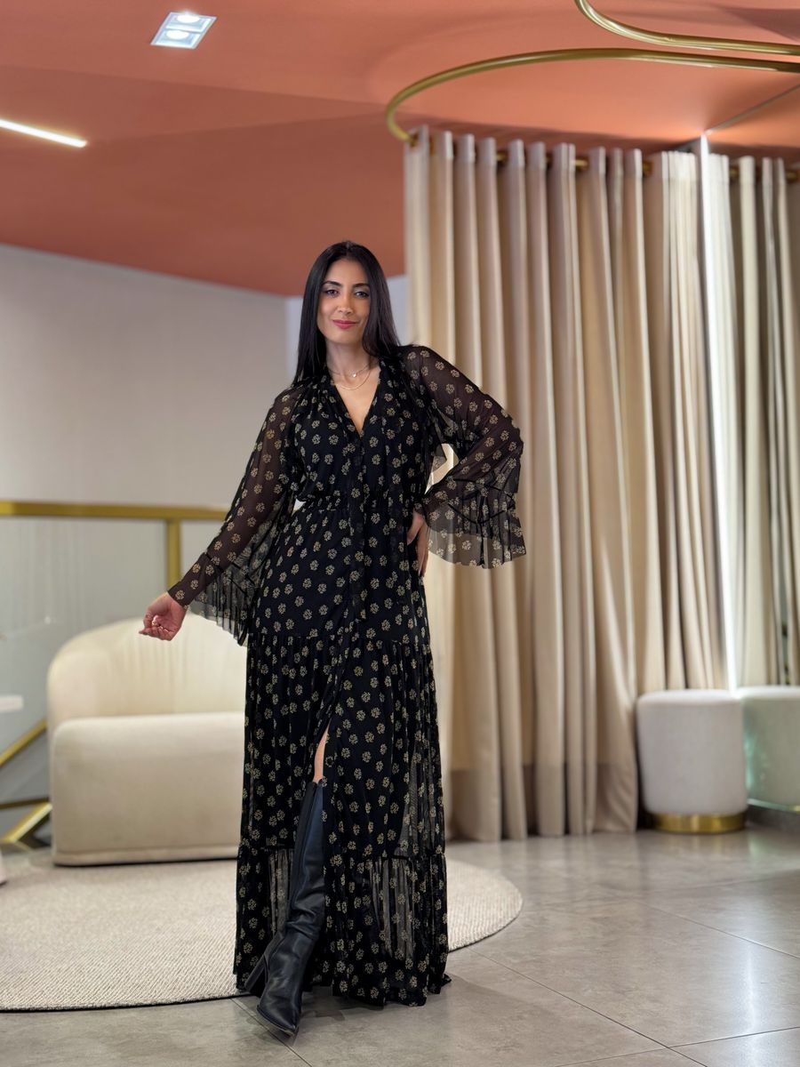 Vestido Madrid Preto