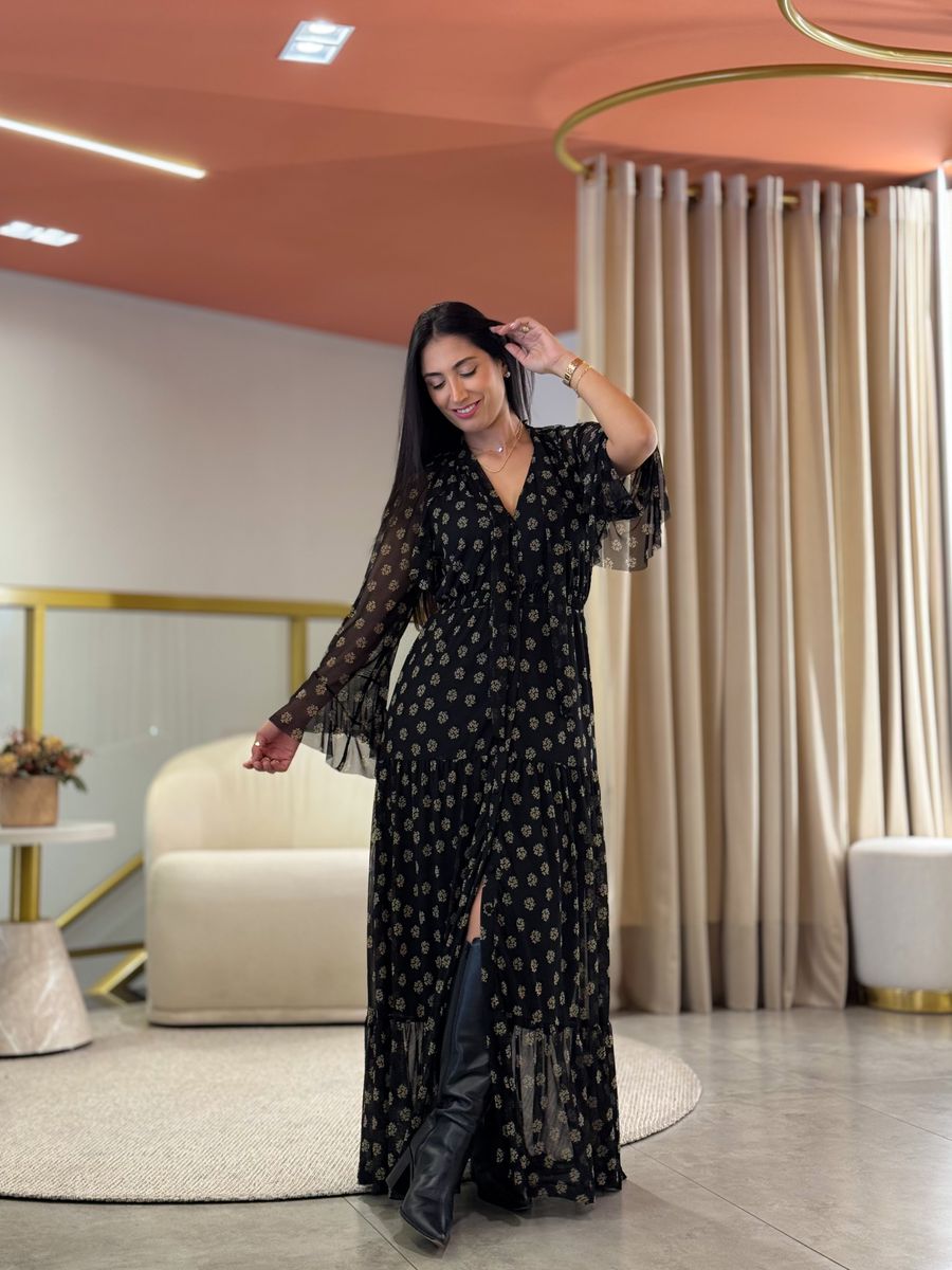 Vestido Madrid Preto