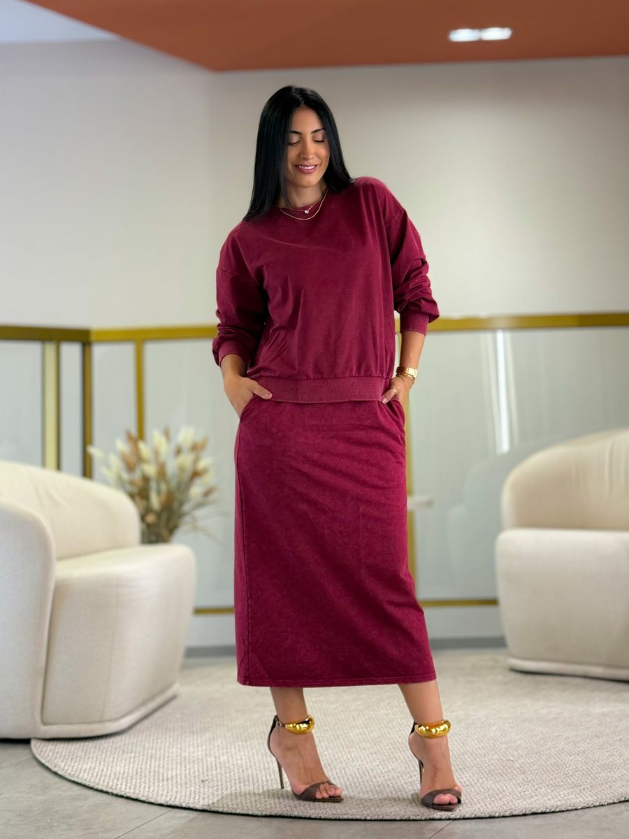 Conjunto Maju Marsala Estonado