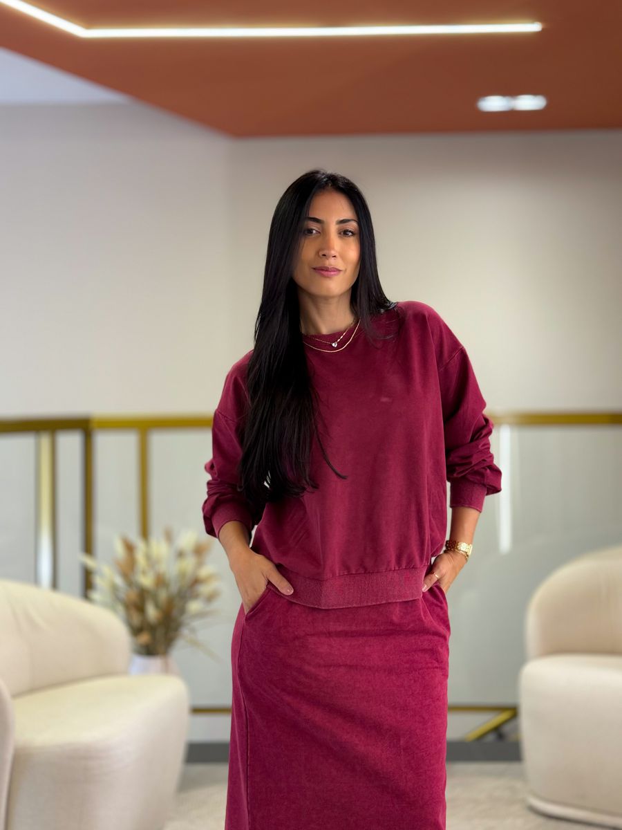 Conjunto Maju Marsala Estonado