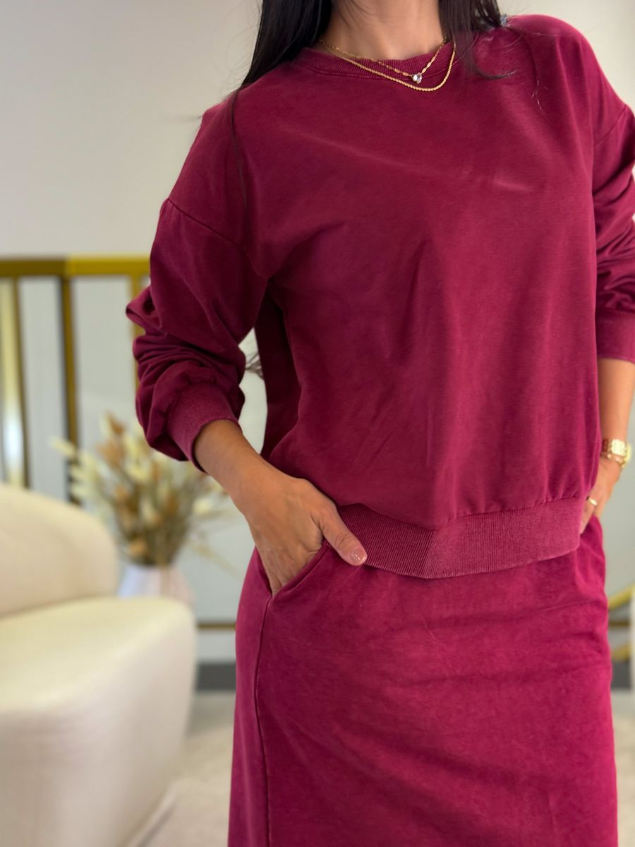 Conjunto Maju Marsala Estonado