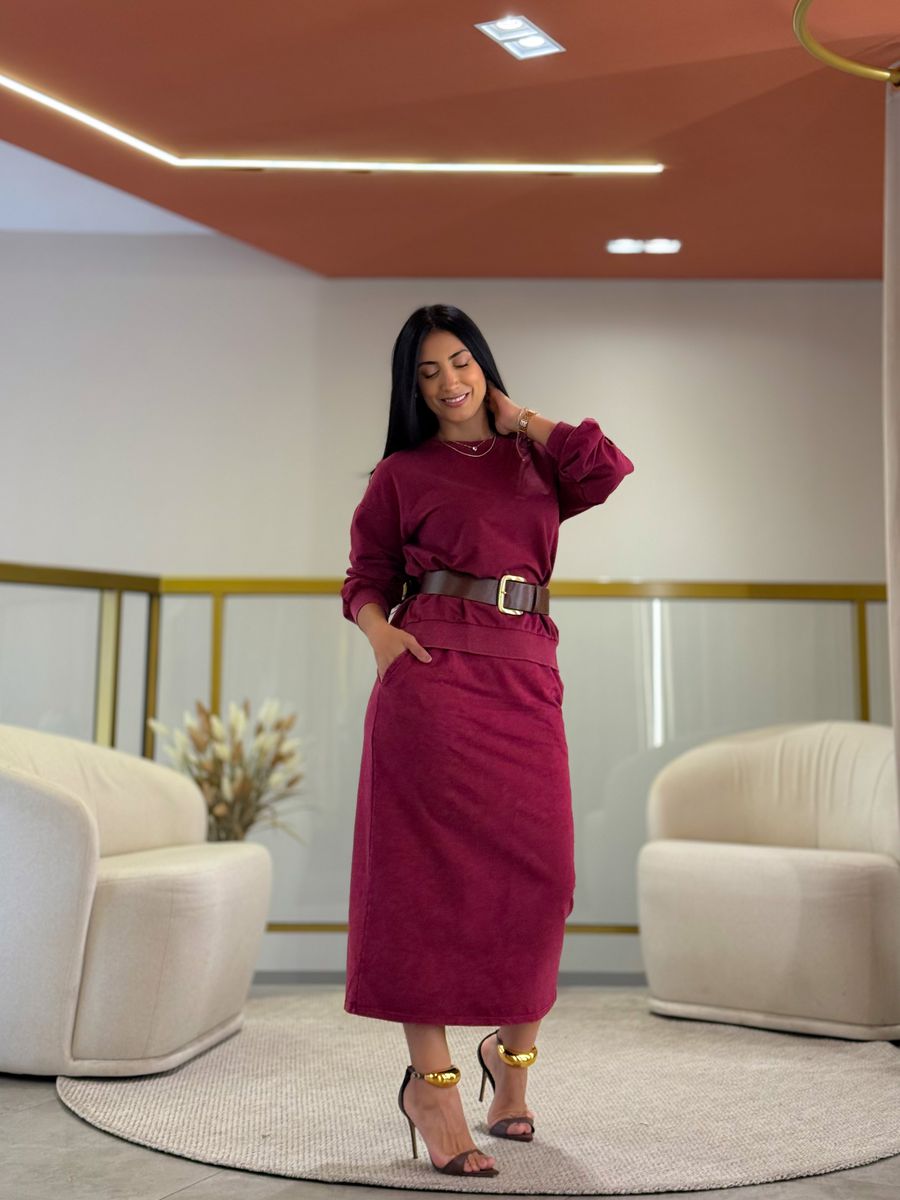 Conjunto Maju Marsala Estonado