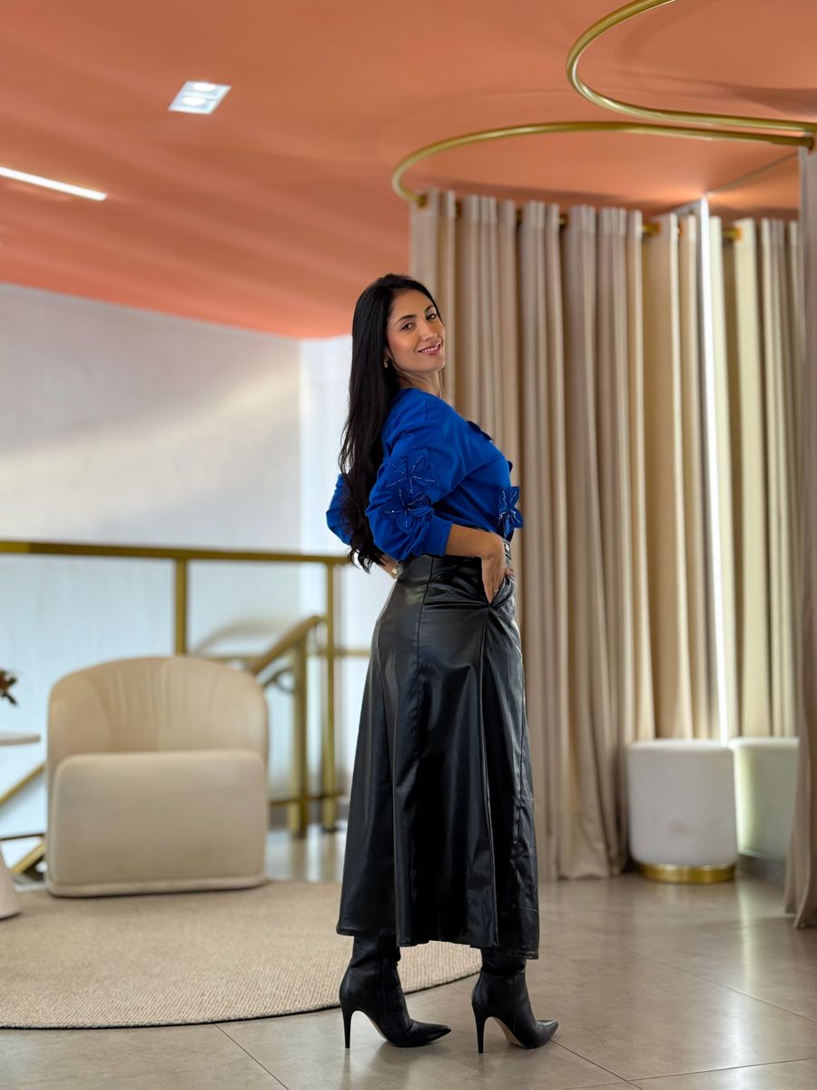 Moletom Livia Azul Bic