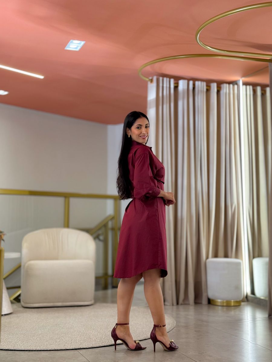 Vestido Ananda Vinho