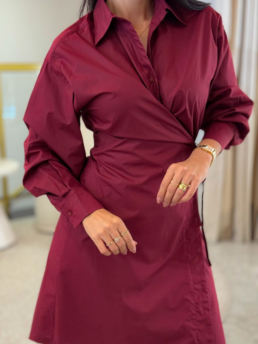 Vestido Ananda Vinho