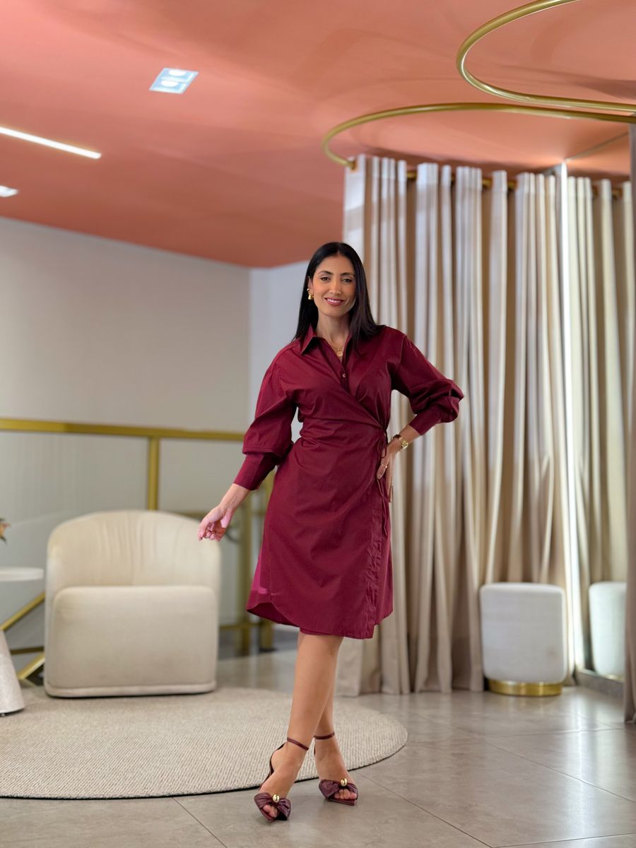 Vestido Ananda Vinho