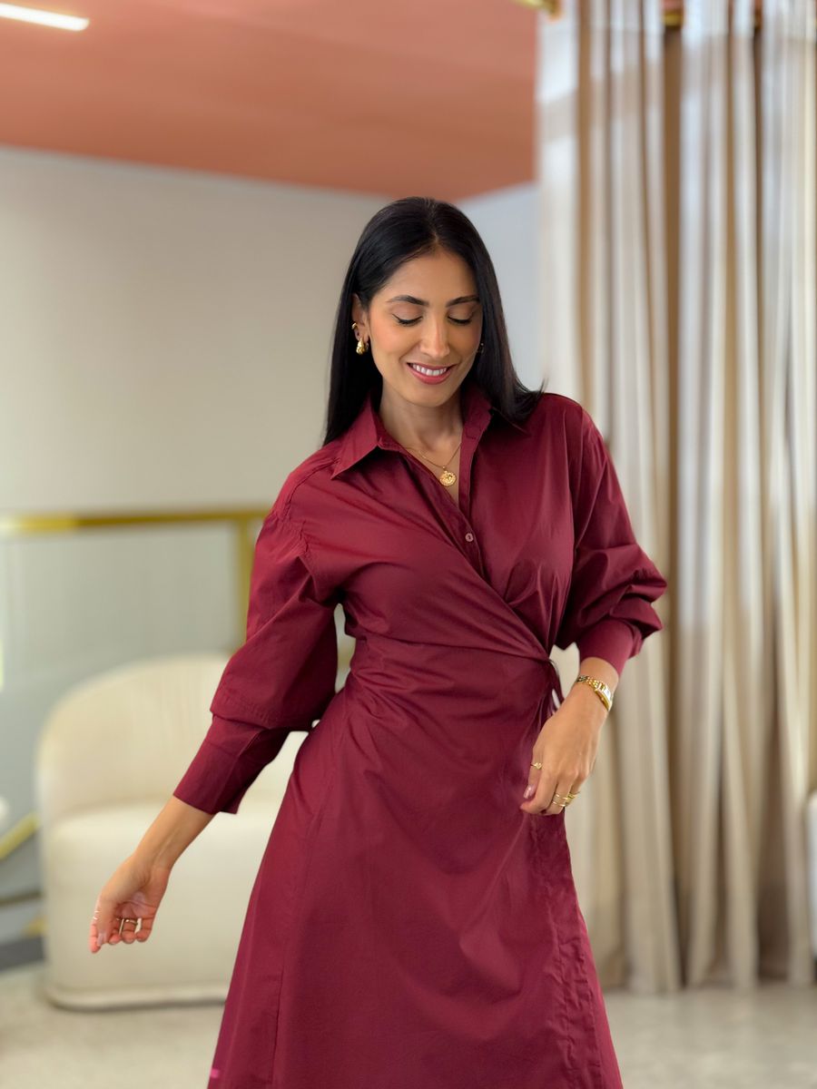 Vestido Ananda Vinho
