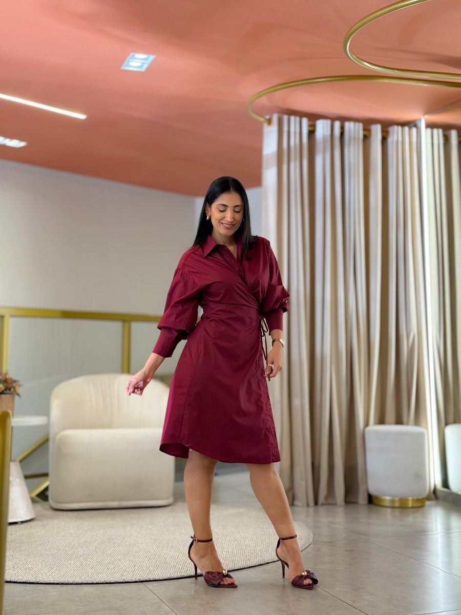 Vestido Ananda Vinho