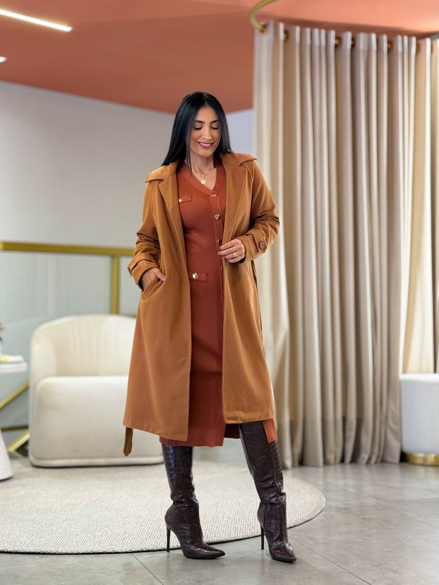 Sobretudo Verona Caramelo