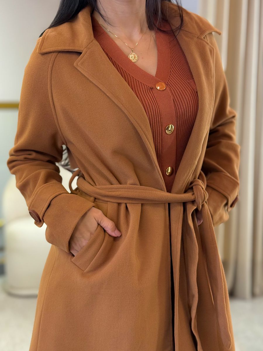 Sobretudo Verona Caramelo