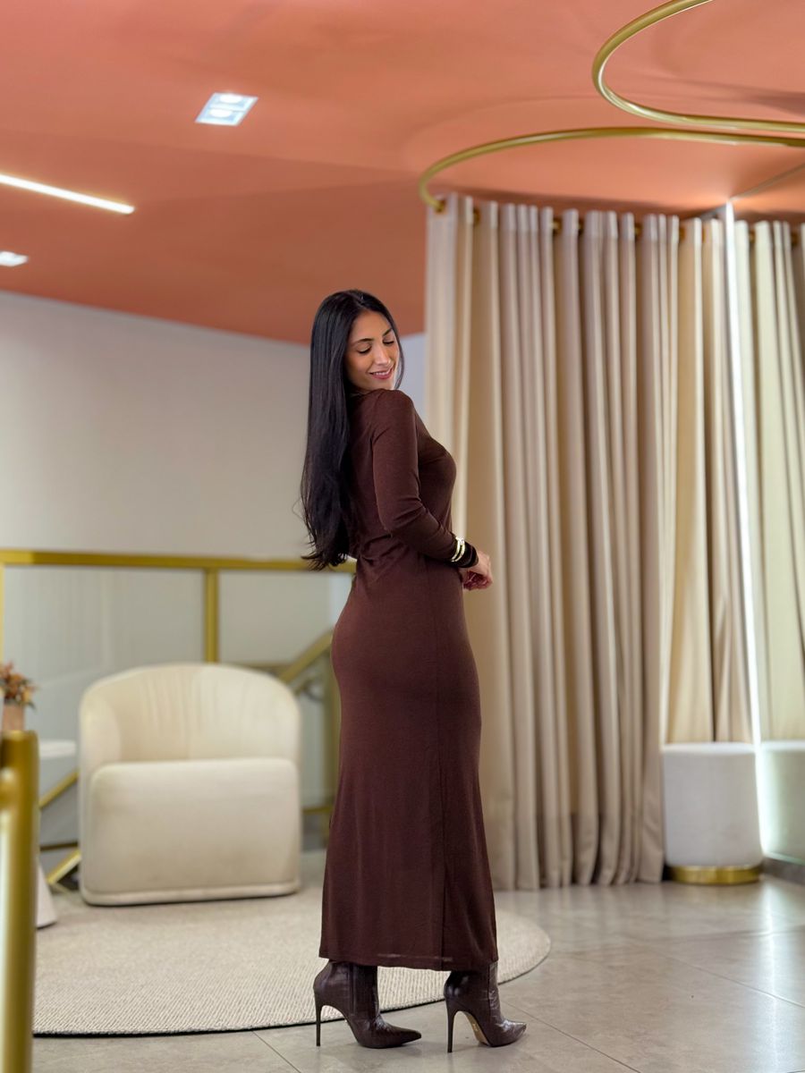 Vestido Pati Marrom