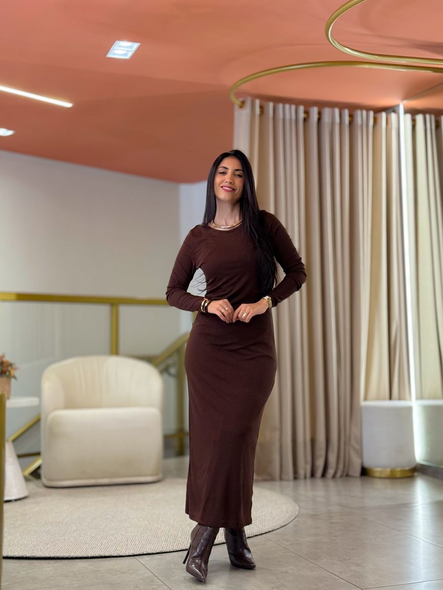 Vestido Pati Marrom