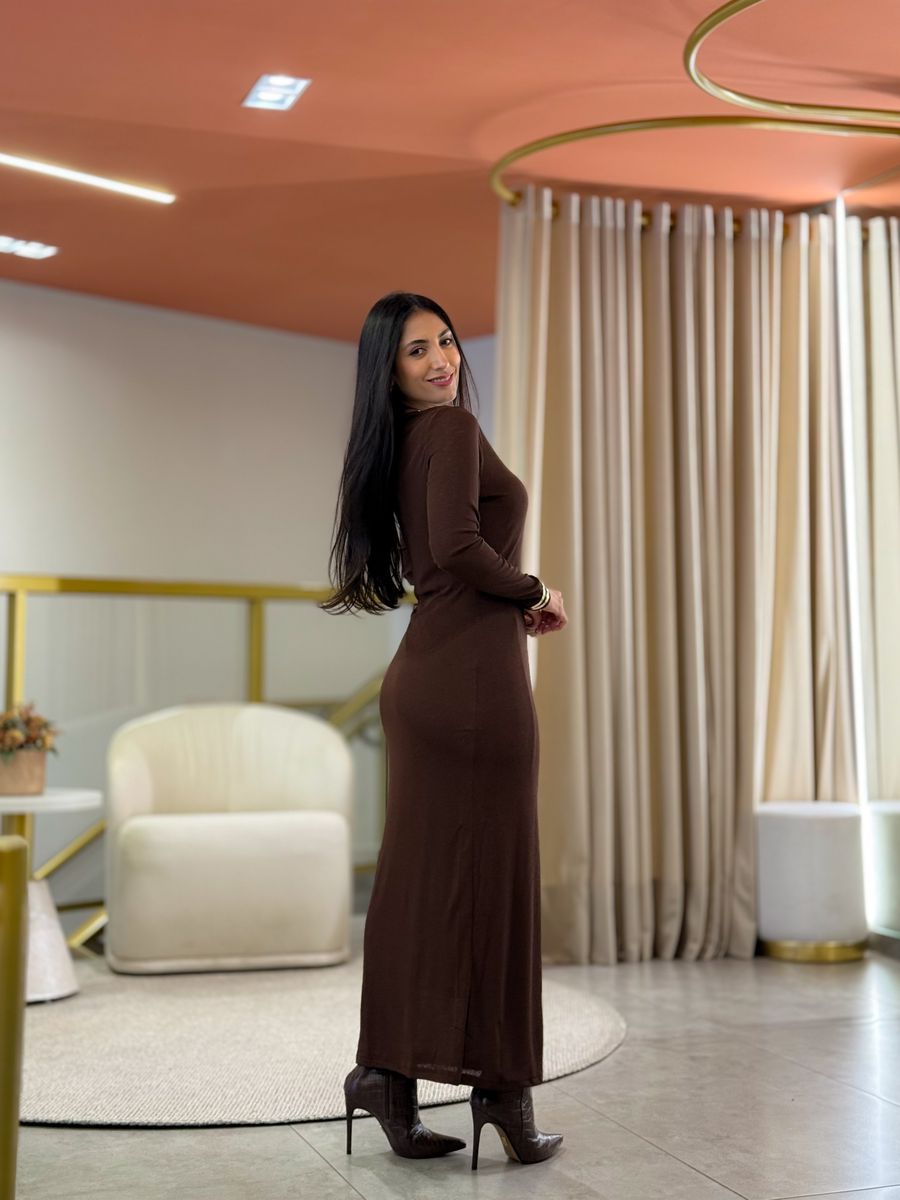 Vestido Pati Marrom
